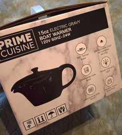 Electric gravy boat warmer