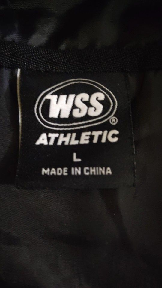 Grey/Black WSS Mens Windbreaker (Large)