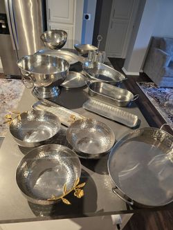 Silver metal set 19pcs