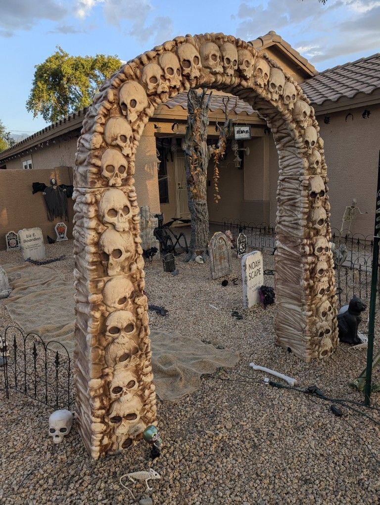 Home Depot Halloween Bone Archway