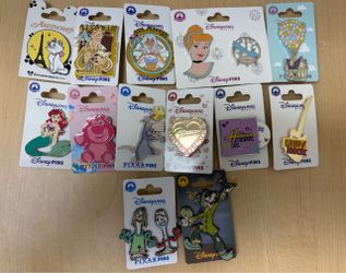 Disneyland Paris pins $15 each or 175 for the lot