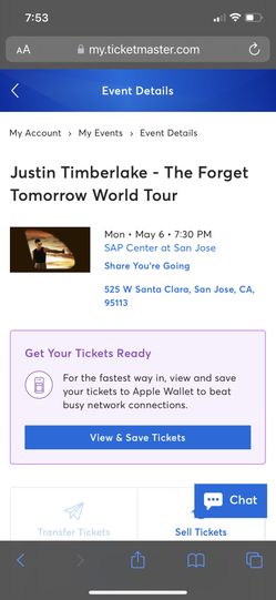 Justin Timberlake concert
