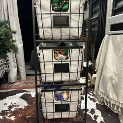 Metal Storage Roller Cart