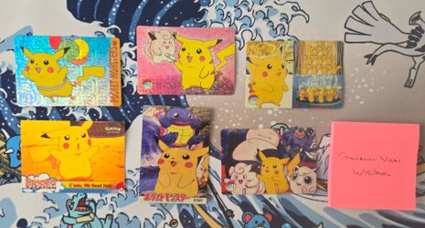 Pokemon: Japanese Prizm Pikachu Lot