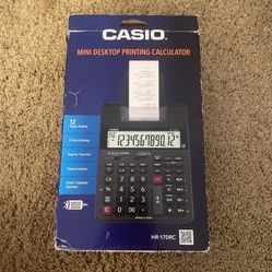 CASIO MINI DESKTOP PRINTING CALCULATOR