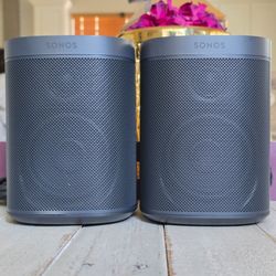 Sonos One SL Pair - Shadow Edition (Dark Grey/Charcoal Black) - Great Condition