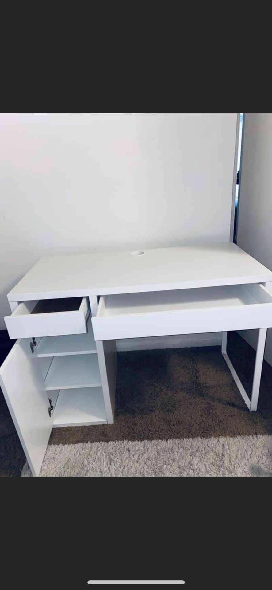 White Work Desk
