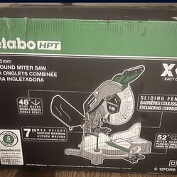 METABO 12” DUAL BEVEL COMPOUND MITER SAW