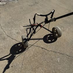 Used 2 Wheel Golf Pull Cart 