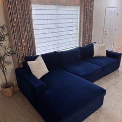 Joybird Cobalt Couch sectional