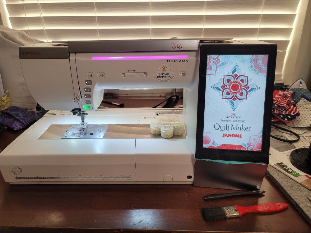Janome Horizon Memory Craft 15000 Sewing And Embroidery Machine for Sale in Polk City, FL OfferUp