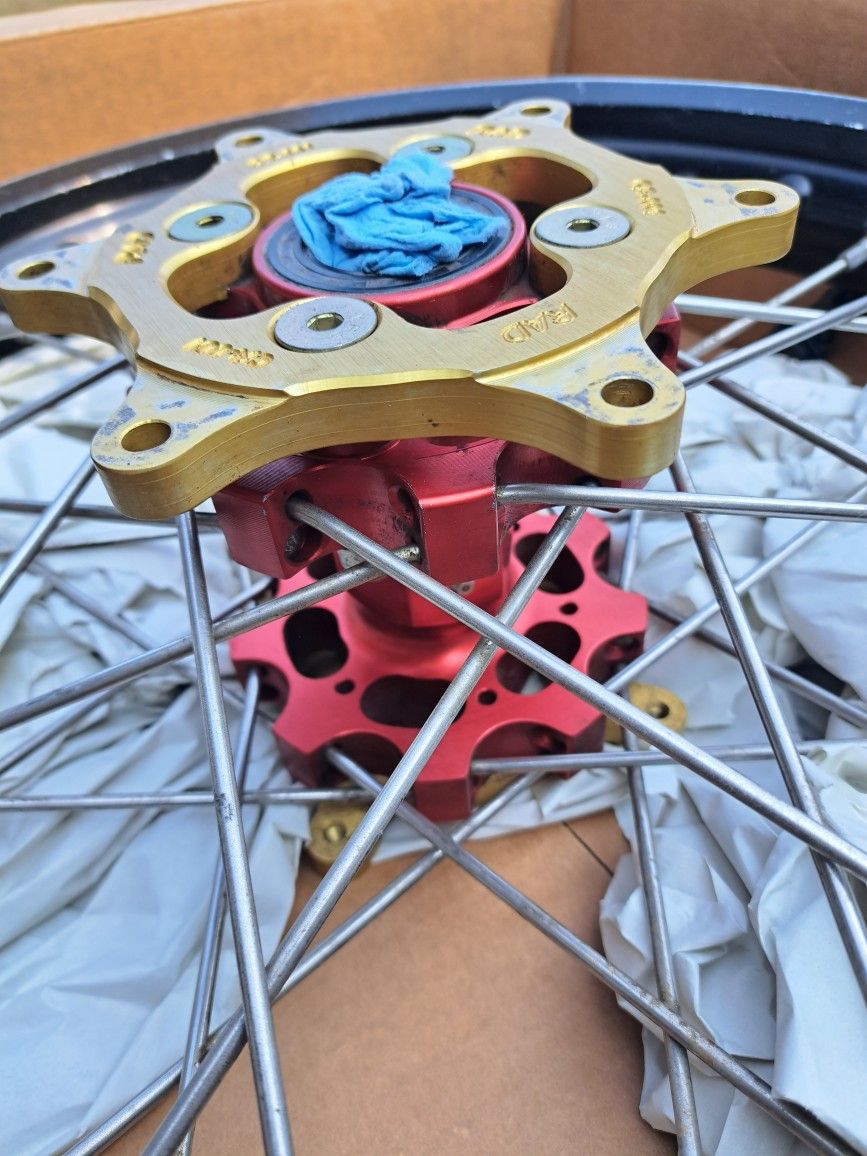 RAD MFG hex hubs/excel wheels Dirtbike