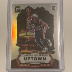 Title: 2025 Donruss  Optic Treveyon Henderson #23 UPTOWN Case Hit Rookie RC SSP