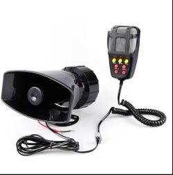 Siren speaker has PA