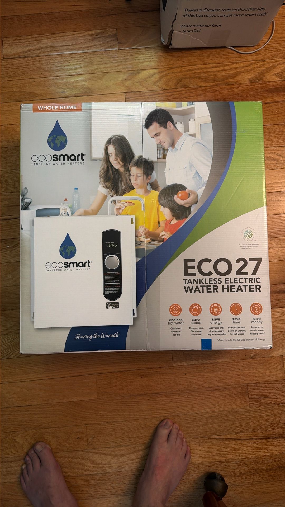 NEW - EcoSmart ECO 27 Tankless Water Heater