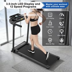 Brand NEW Treadmills for Home Walking Pad Machine Foldable Treadmill with Handle Bar for Running Jogging Gym Compact Portable Small Caminadora Electri