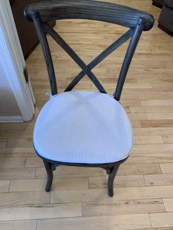 Wooden Chair And Cushion New