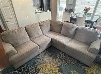 Ashley HomeStores Gray Bovarian 2pc Sectional Sofa