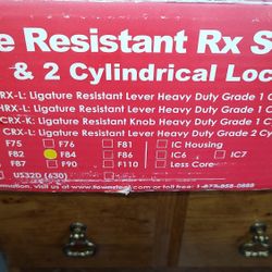    NEW  
Townsteel  TRX-L-84-630 Cylindrical Lock with Ligature Resistant Lever Trim