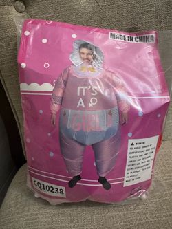 Inflatable Baby Girl / It’s a girl gender reveal  Costume