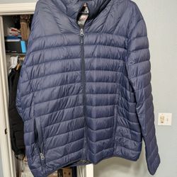 Blue Light Puff Jacket