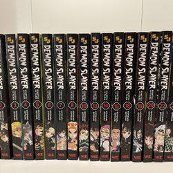 Demon Slayer Manga - 17 Volumes 
