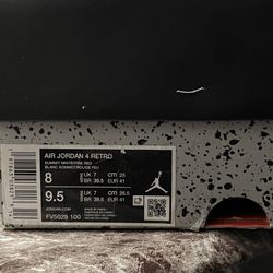 Jordan 4  White Cement