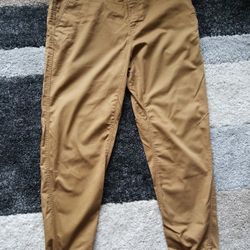 Tan/Brown Khaki Joggers Size 36