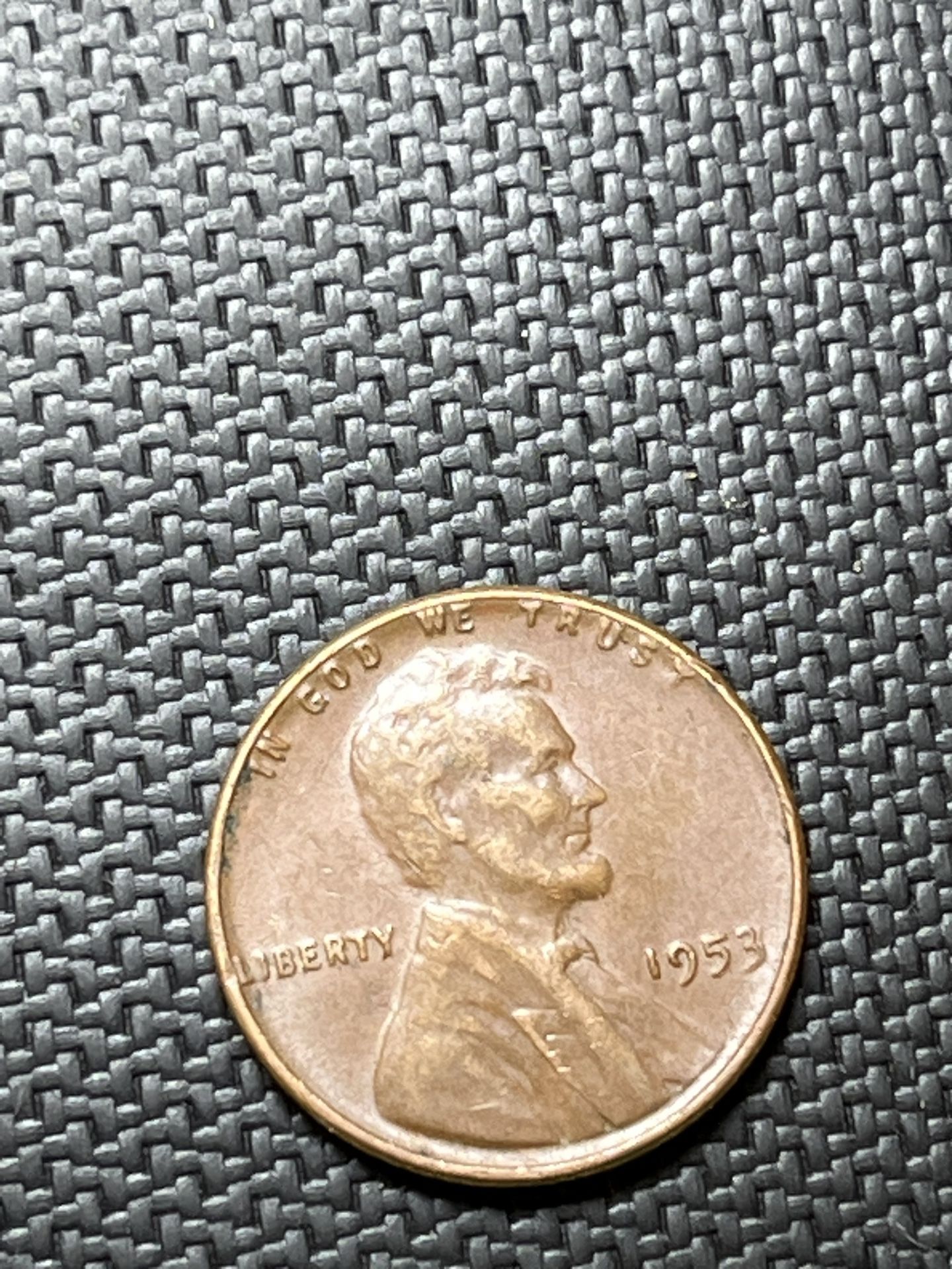 1953 Lincoln Wheat Cent Penny Coin