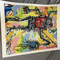 PRAY FOR HAITI ALBUM COVER ART PRINT SIGNED AND NUMBERED /187 BY WESTSIDE GUNN 