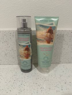 B&BW Works Neapolitan Ice Cream Fine Fragrance Mist and Body Cream Set of 2