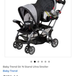 Sit And Stand Stroller