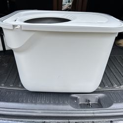 NEW Top Entry Cat Litter Box