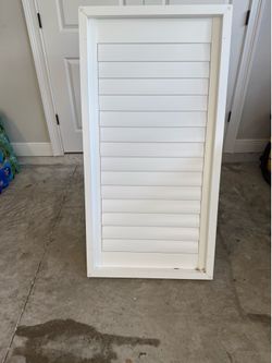White Plantation Shutters – 53x27 – Set of 2