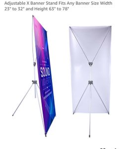 Adjustable Banner Stand