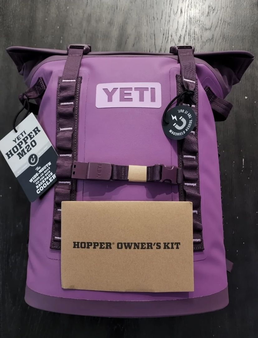 New YETI Hopper M20 Backpack Cooler Nordic Purple