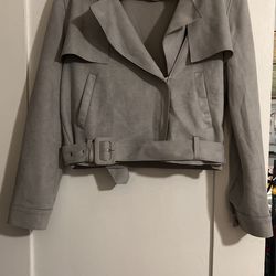Women’s Suede Moto Jacket