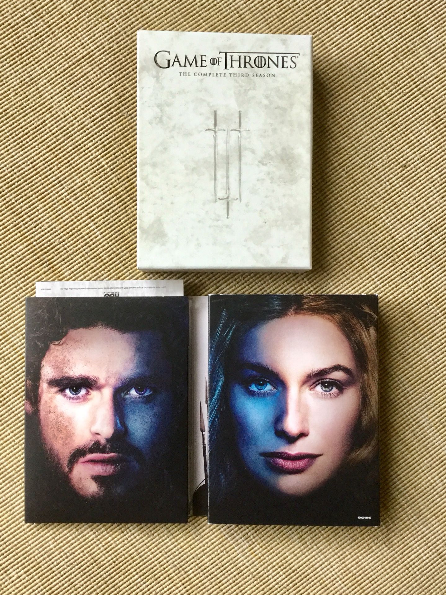 GAME OF THRONES 👑 SESON # 3 Complete 3 rd season 5 DVD disc 🎥📀📀📀📀💿 Excellent MOVIE ! 🍿