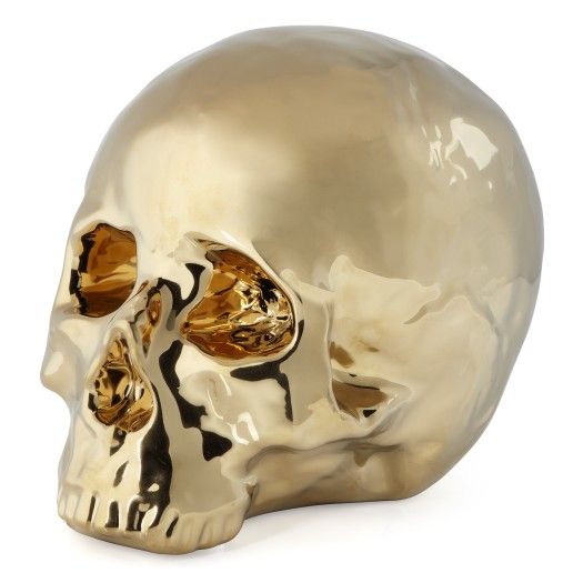 Z Gallerie Gold Skull Decor