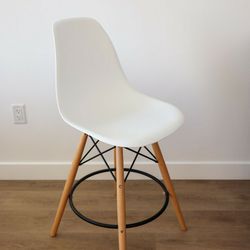 White Dining Chairs ×2 - Counter Height Chairs