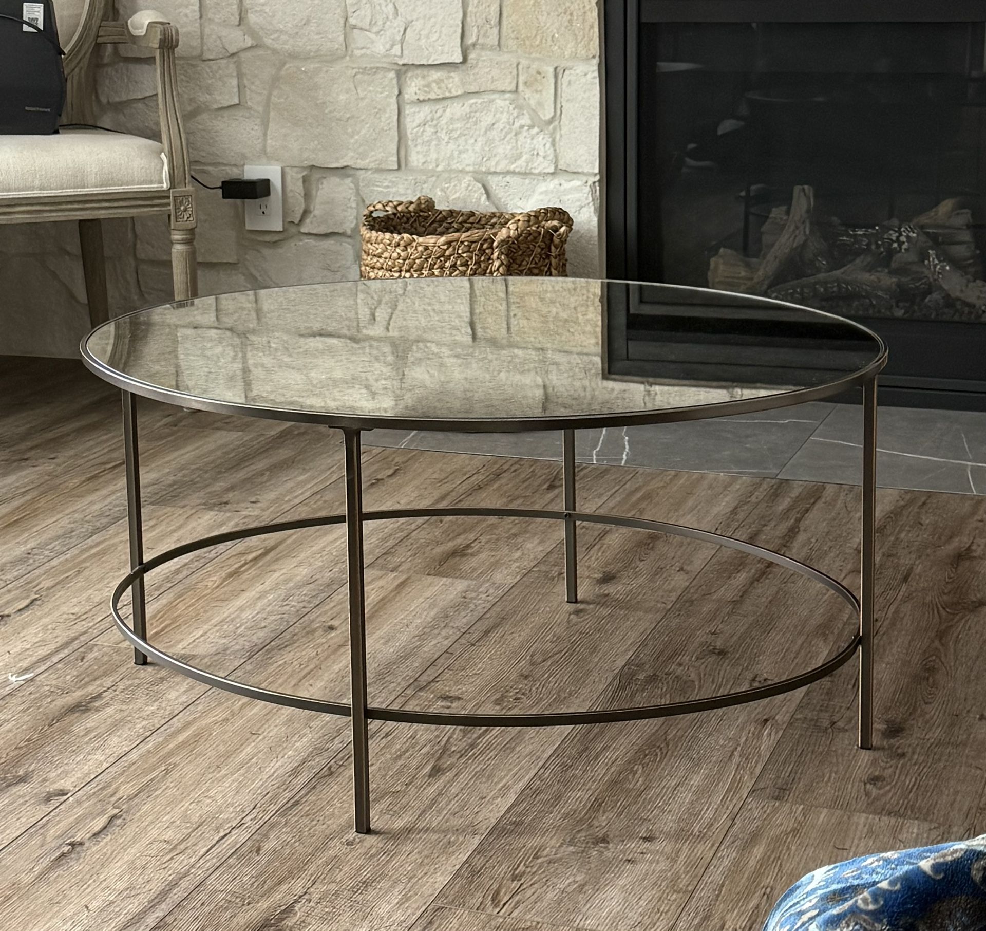 West Elm Fox Mirrored Coffee Table