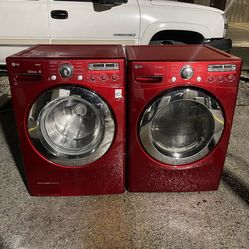 Lg Washer And Dryer Set Electric 