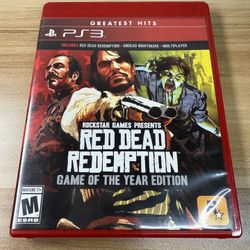 Red Dead Redemption Game Of The Year Edition PS3