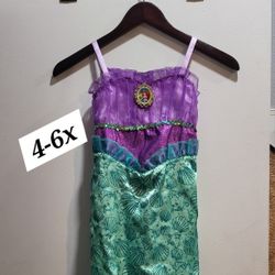 Little Mermaid Costume Size 4-6