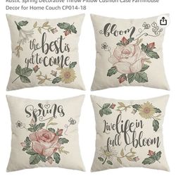 New Never Use 4 Pillow Covers $20