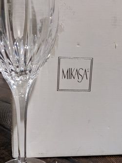 Mikasa - Arctic Lights - 9" Tall Goblet - XY701-001 - Set of 2 - Brand New