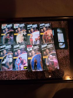 8 unopened +1 Star Trek The Next Generation VHS Tape Lot