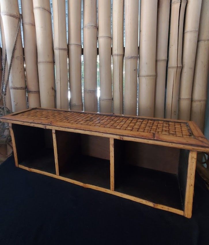Bamboo Wall Shelf 20"