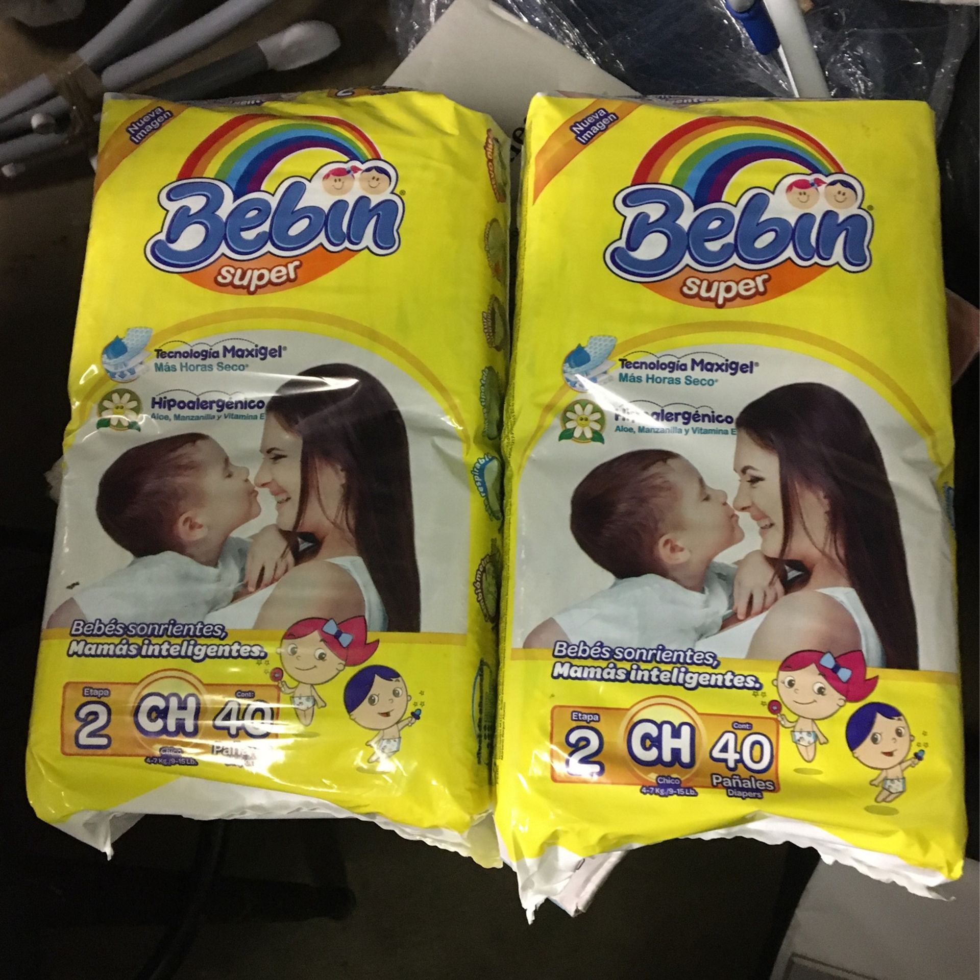 Baby Diaper Size 2 Lot 15 Packs Of 40