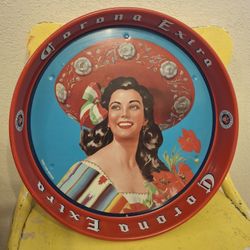 Cerveza CORONA Tray, 13" Round